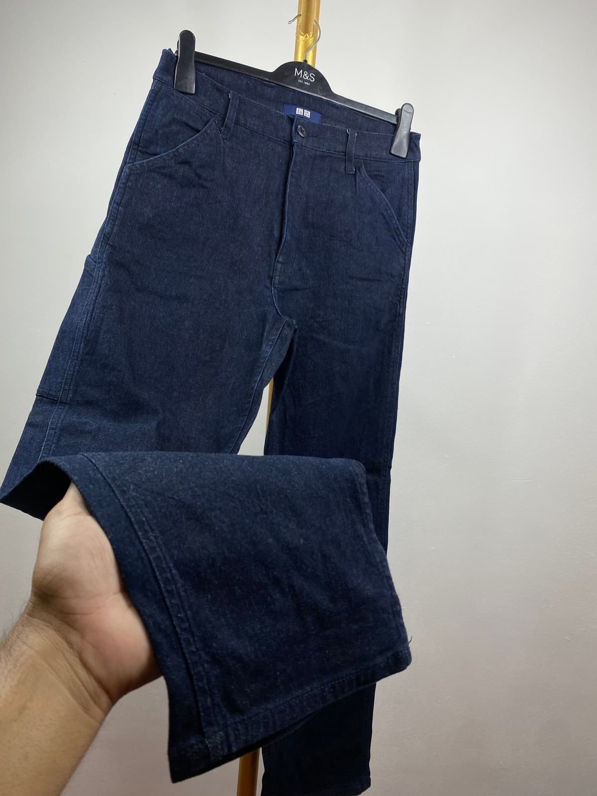 Uniqlo denim jeans - W30 L41 by THRIFKART VINTAGE, view 2
