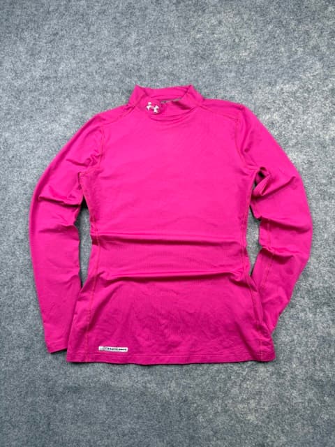 Under Armour ColdGear Mock MD Women’s Long Sleeve – Pink