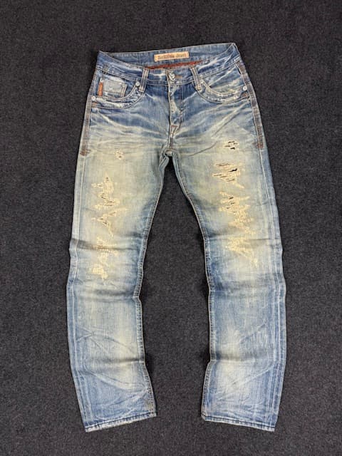 Authentic Pre-Loved Vintage Buckaroo Jeans - Light Blue Faded Wash | Size W32