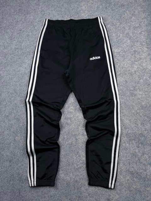 Adidas Black 3-Stripes Track Pants / Joggers – Size L
