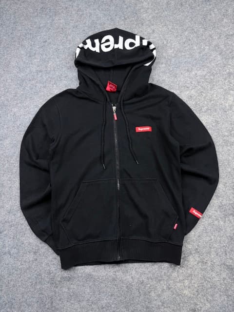 Pre-Loved Vintage "The Super Supreme" Parody Full-Zip Hoodie - Black | Size S (Tag M)