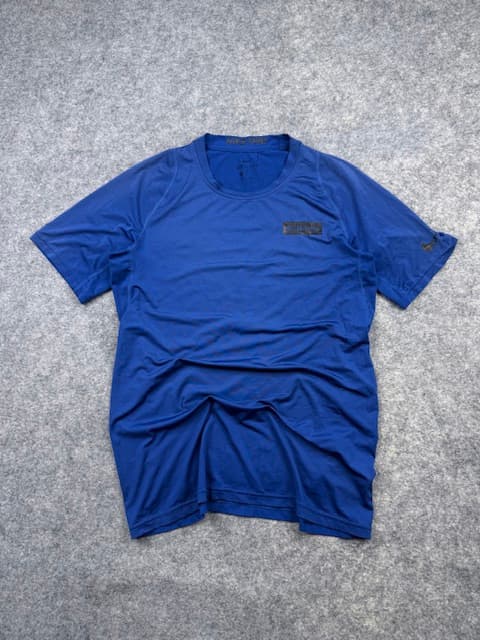 Authentic Pre-Loved Nike Pro Dri-FIT "Just Don't Quit" Compression Base Layer T-Shirt - Royal Blue | Size M