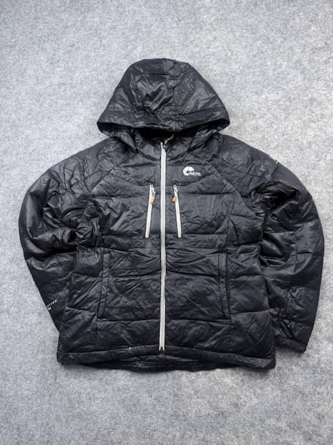 Nepa Natural Ecology Protection Area Hooded Down Puffer Jacket - Jet Black | Size M Women's
