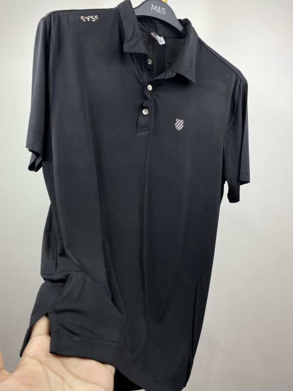 K•SWISS SPORT POLO T-SHIRT - LARGE - Image 4