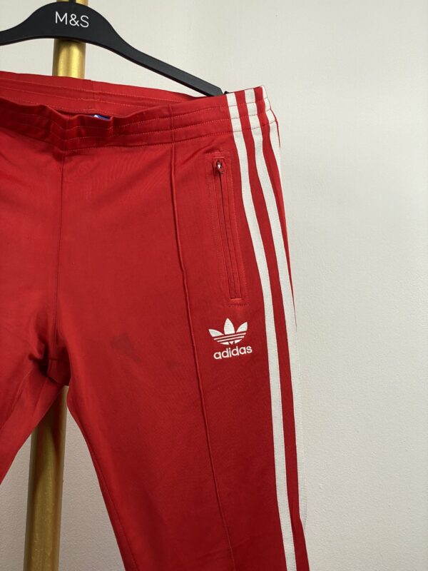 Adidas originals red track pant - MEDIUM - Image 2