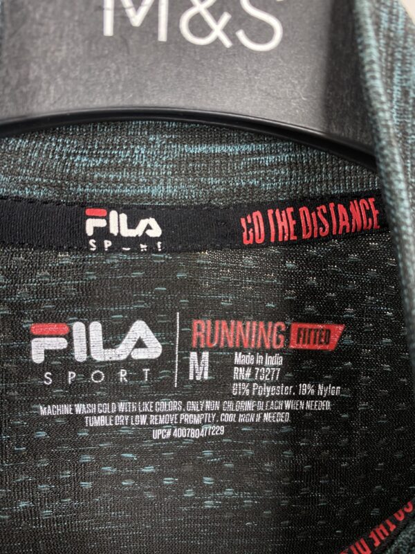 FILA RUNNING FITTED SPORT T-SHIRT - LARGE - Image 4