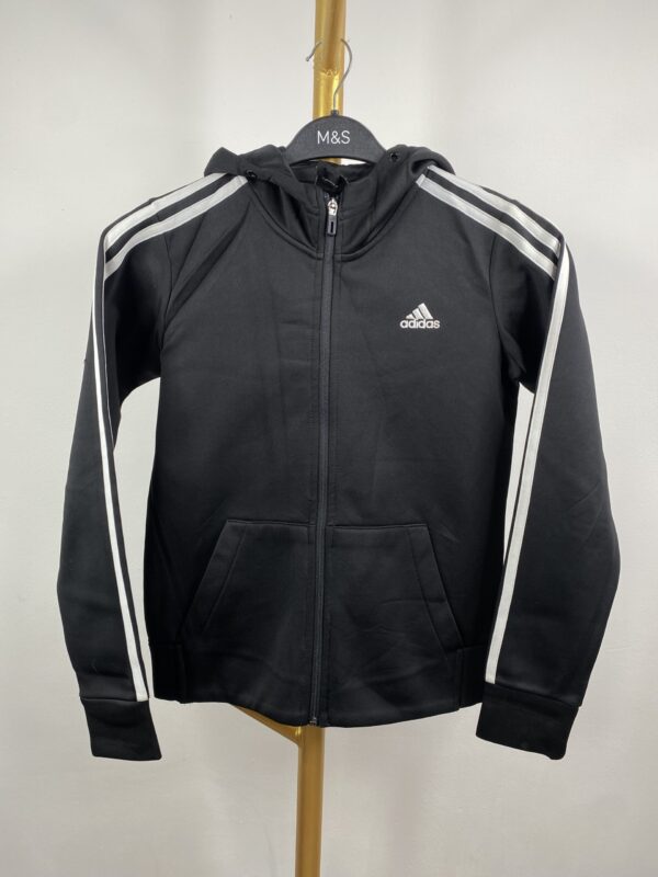 Adidas hoodie track jacket - X SMALL