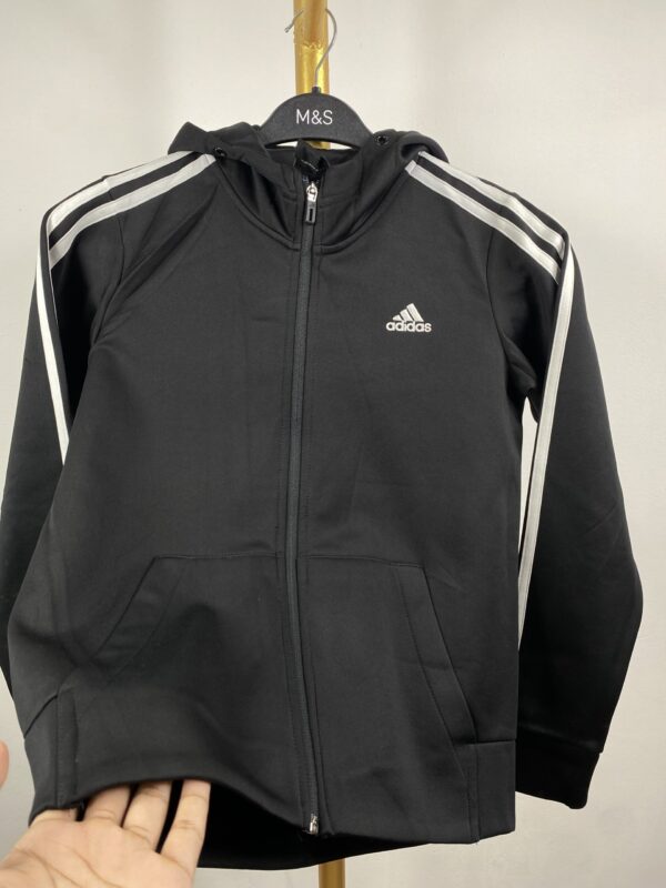 Adidas hoodie track jacket - X SMALL - Image 3