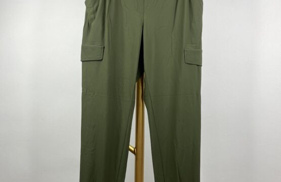 Olive green Lycra stretchable cargo joggers pant - SMALL
