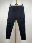 Black stretchable cargo pant - MEDIUM