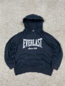 EVERLAST VTG BLACK HOODIE  - SMALL
