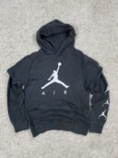 AIR JORDAN VTG BLACK HOODIE - X SMALL