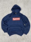 Navy blue hoodie - SMALL