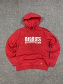 DICKIES RED HOODIE - MEDIUM