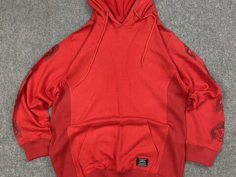 Nude bones hoodie - LARGE