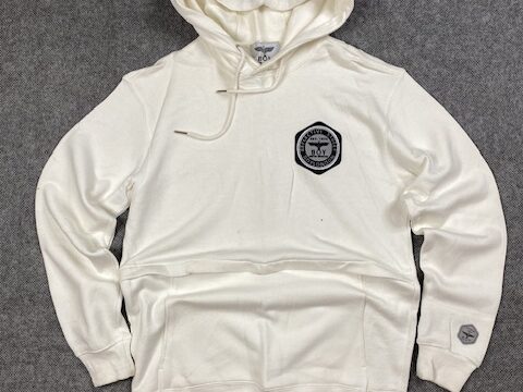 BOY LONDON WHITE HOODIE - LARGE