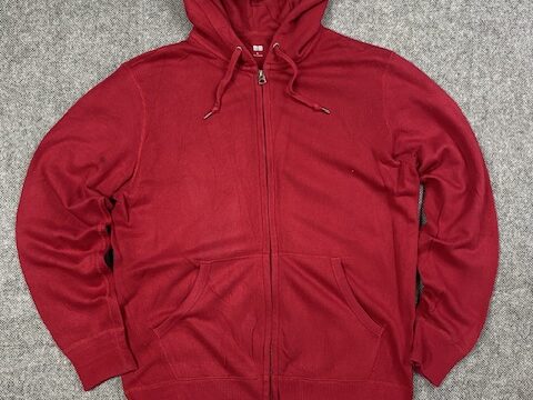 UNI QLO ZIPPER HOODIE - XL