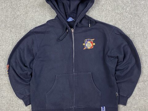 RAT CRW ZIPPER VINTAGE HOODIE - XL