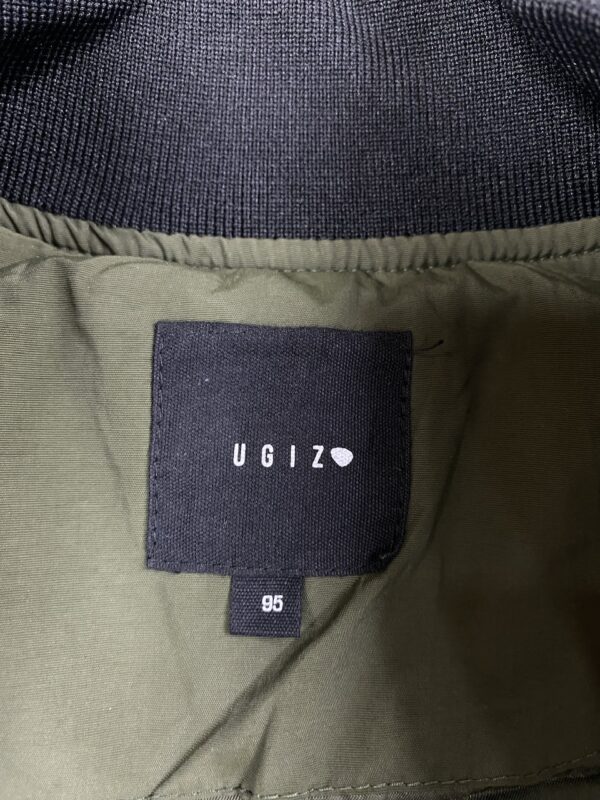 UGIZ OLIVE GREEN BOMBER JACKET- MEDIUM - Image 3