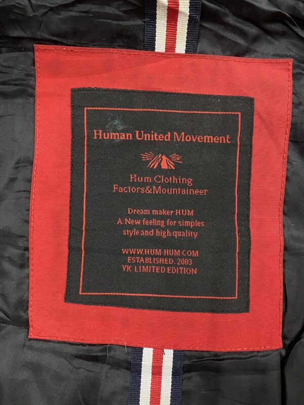 HUMAN UNITED MOVEMENT PUFFER JACKET- SMALL - Image 4