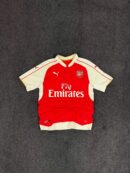 PUMA ARSENAL 15/16 AUTHENTIC HOME JERSEY - HIGH RISK RED/VICTORY GOLD