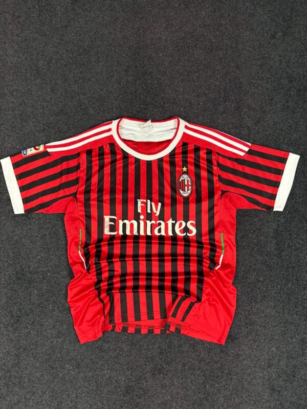 Vintage AC Milan 2011/2012 Home Rare  Football Soccer Jersey Shirt - LARGE - Image 3