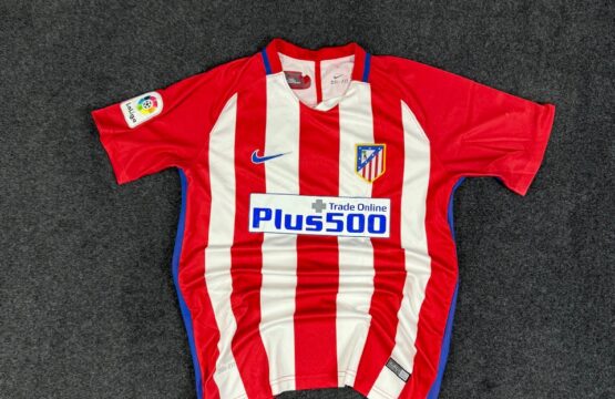ATLETICO MADRID 2016 2017 HOME SHIRT FOOTBALL SOCCER JERSEY NIKE -  MEDIUM