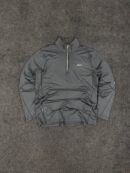 ASICS 1/4 zip sport T-shirt - LARGE