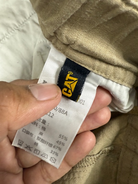 CATERPILLAR COTTON CARGO PANTS - XL - Image 5