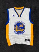 Golden State Warriors Durant NBA Jersey Mens Medium Adidas White - SMALL
