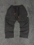 COTTON CARGO PANTS BLACK - LARGE