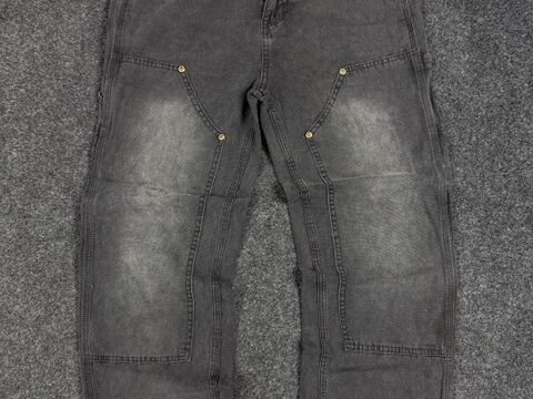 DENIM CARGO PANTS - W28 L37