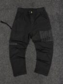 Cotton cargo pants black - MEDIUM