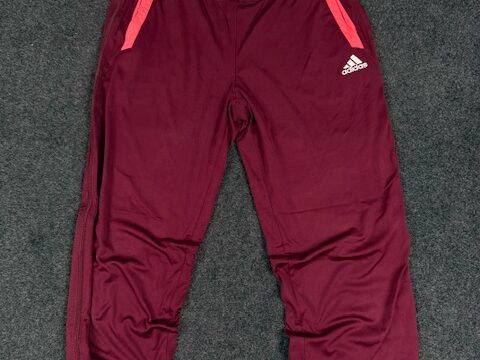 Adidas three stripes track pants women- XL