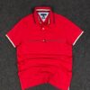Tommy Hilfiger red polo shirts