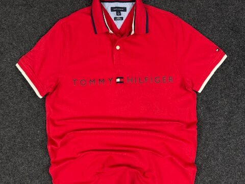 TOMMY HILFIGER SLIM FIT COTTON POLO T-SHIRT - MEDIUM