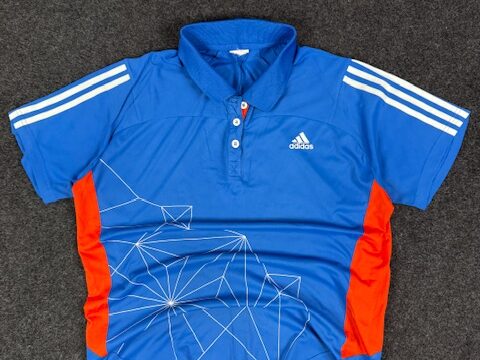 Adidas climacool activewear sports polo T-shirt - XL