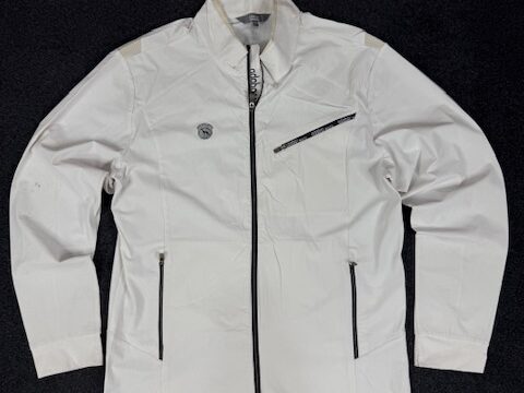 adabar white sports track jacket - XL
