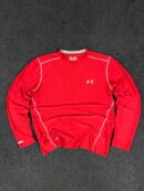 Under armour red fitted compression