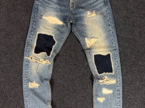 ROMANTIC CROWN VINTAGE JEANS PANTS - W28 L40