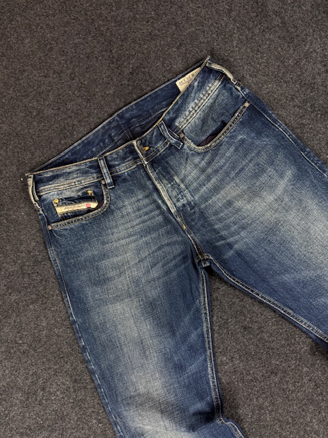 DIESEL VINTAGE DENIM BOOTCUT JEANS PANTS - W33 L42 - Image 2