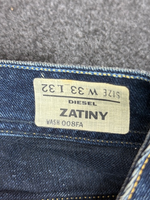 DIESEL VINTAGE DENIM BOOTCUT JEANS PANTS - W33 L42 - Image 4