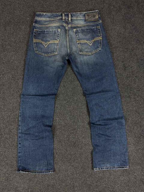 DIESEL VINTAGE DENIM BOOTCUT JEANS PANTS - W33 L42 - Image 6