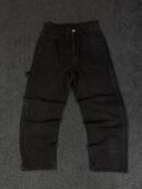 YYS Y2K VINTAGE BLACK DENIM JEANS PANTS - W28 L40