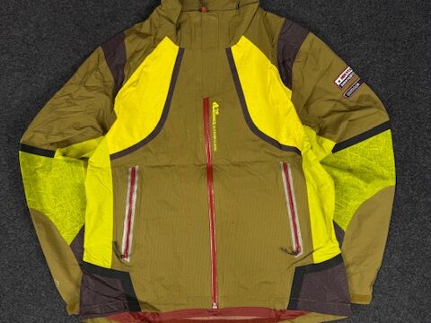 The red face windbreaker jacket