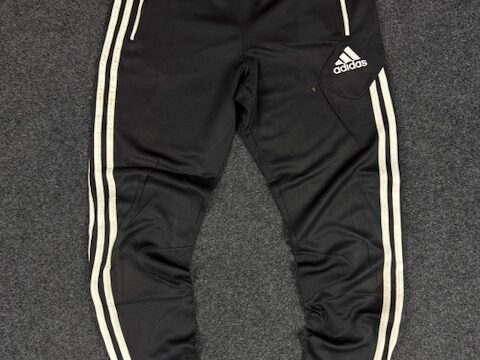 ADIDAS CLIMACOOL BLACK TRACK PANT - MEDIUM
