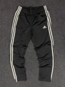 Adidas black track pants - SMALL
