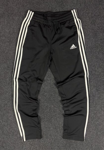 Adidas black track pants - SMALL