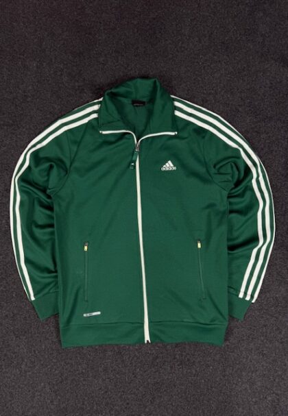 Adidas green track jacket