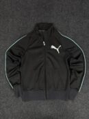 Vintage Puma track jacket in black